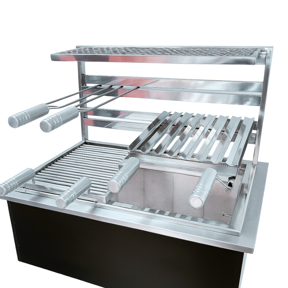 Grill Uruguaio Completo  com  Caixa refrataria